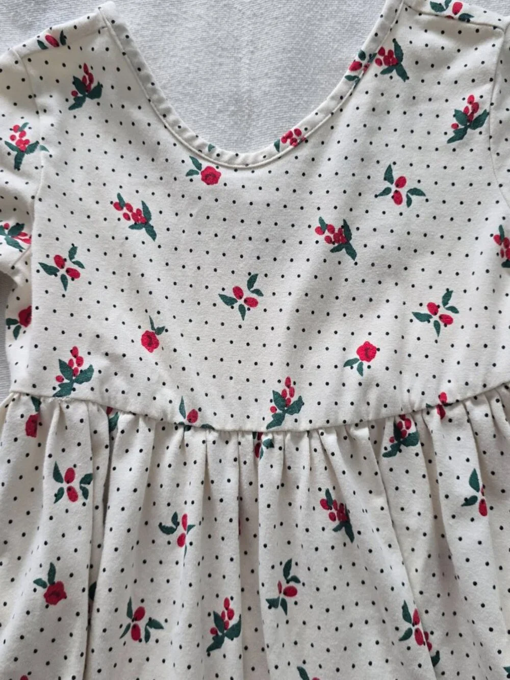 Size 4T Hanna Andersson Holly Dress & Mini Boden Sparkly Tights Set